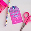 Teacher Gift Tag Hangtags - Cheers To The Best School Year Yet - Instant Download